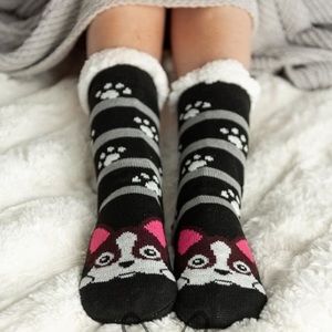 Non Slip Sherpa Lined Socks